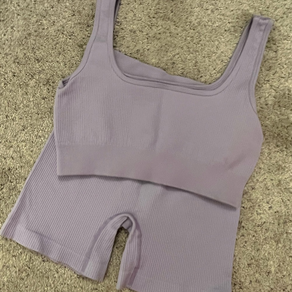 Ribbed workout set